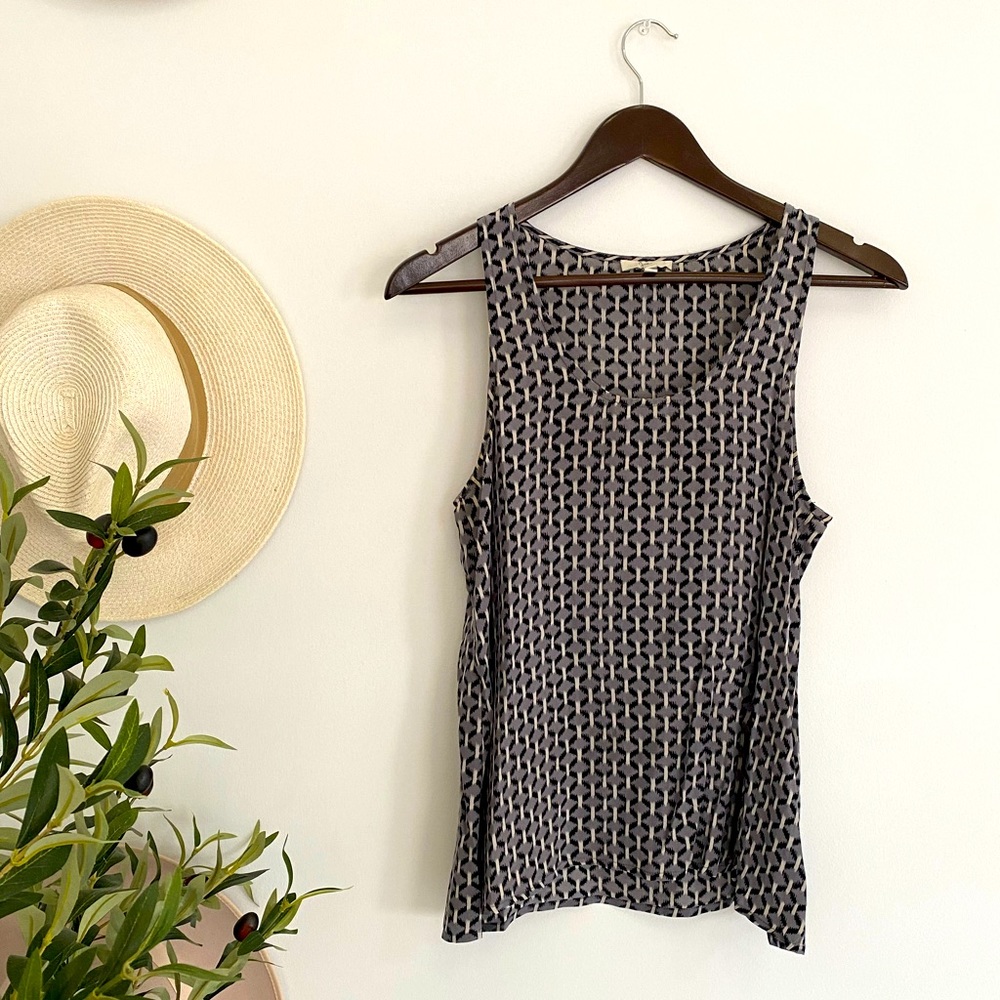 Silk Sleeveless Top